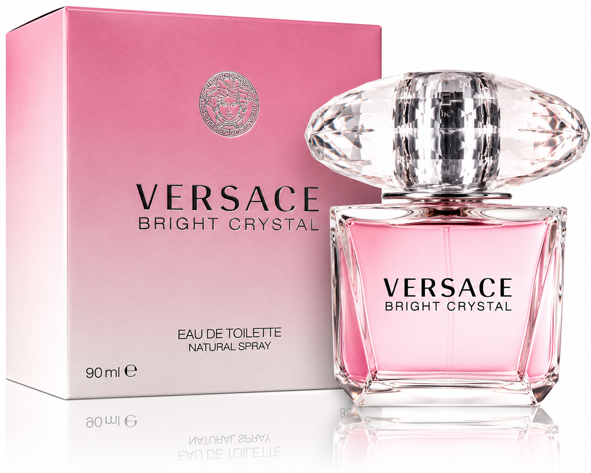 Versace Bright Crystal Eau de Toilette for Women 90mL.